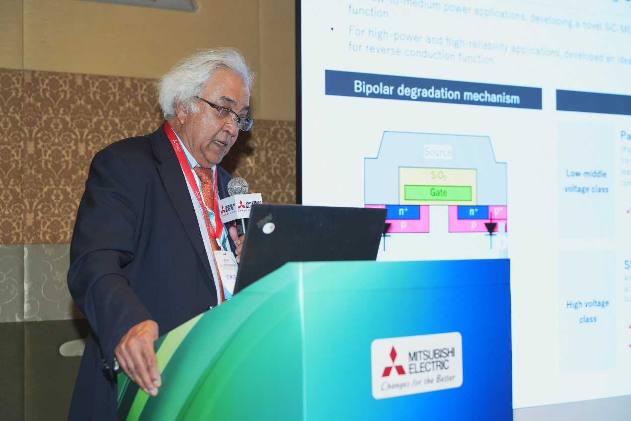 三菱电机功率器件制作所资深研究员Gourab Majumdar博士 三菱电机功率器件制作所资深研究员Gourab Majumdar博士
