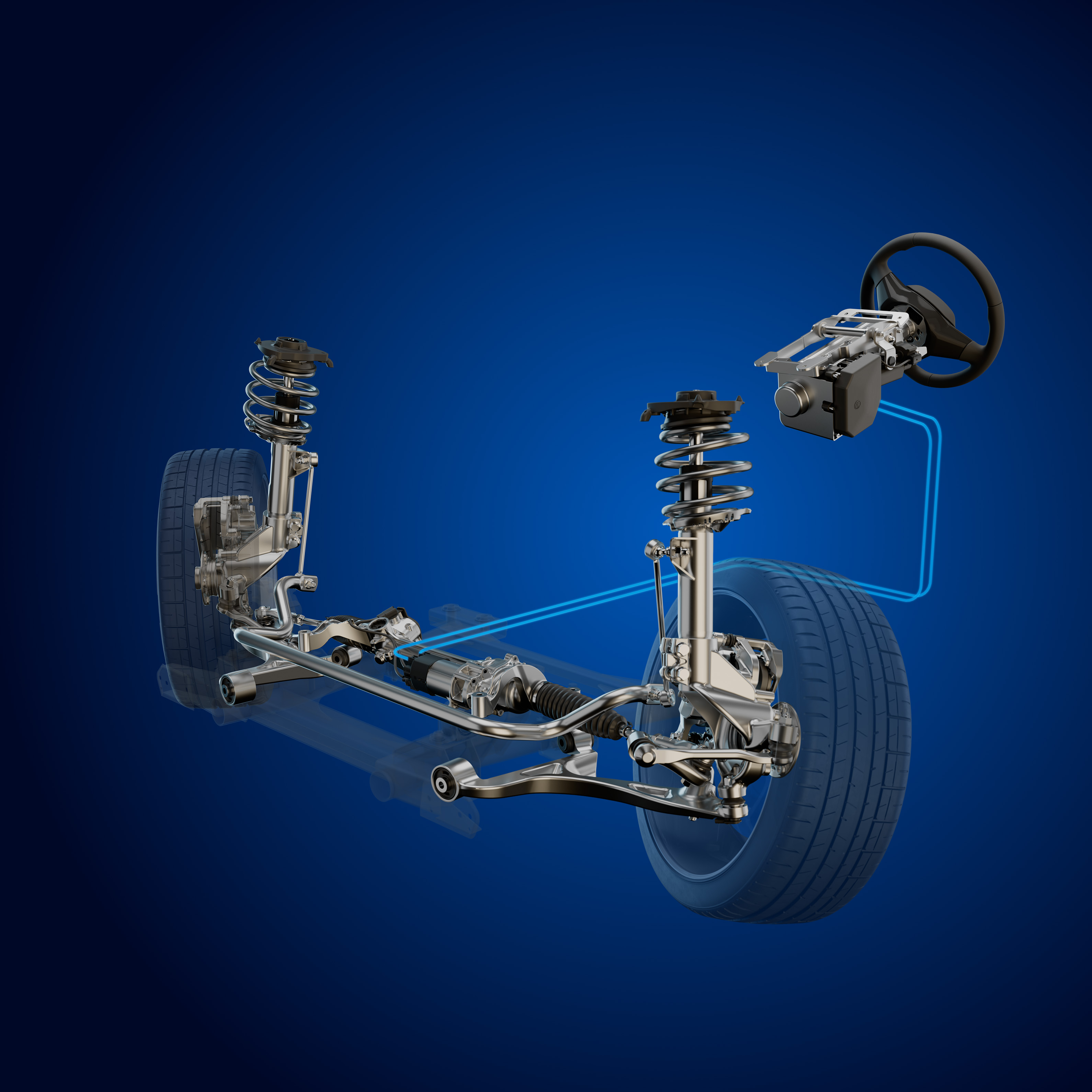 5-EasyTurn：创新悬架前桥系统，可实现最大转向角